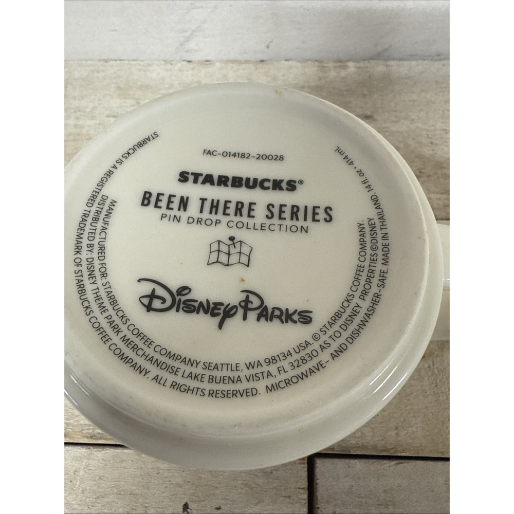 Starbucks Been There Series 14oz Coffee Mug Pin Drop Disney Magic Kingdom 2019 - Picture 5 of 6